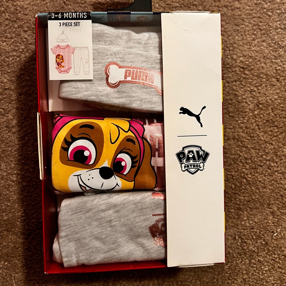 Paw Patrol x Puma 3 piece set NWT